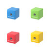Picture of EK S-CUBE PLASTIC SHARPENER WITH CONTAINER